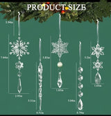 10pcs Christmas Tree Hanging Pendants - WOMONA.COM