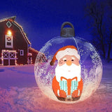 Inflatable Christmas Ball Hanging Crafts - WOMONA.COM
