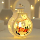 Christmas Candle Lamp Romantic Ornaments - WOMONA.COM