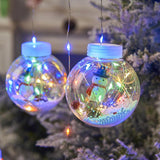 Curtain Lights Decorate Christmas Tree Pendants - WOMONA.COM
