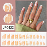 French Simplicity Short White Wear Finished Nail - WOMONA.COM