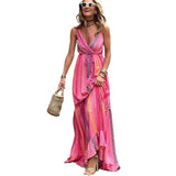 Women's Fashion Irregular With Personality Large Swing Dress - WOMONA.COM