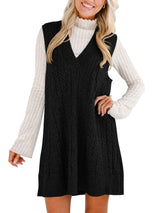 Women's Casual Sweater Suspender Skirt