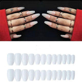 Fake nails can be taken with long and short styles - WOMONA.COM