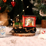 Christmas Gift Train Decoration Small Night Lamp - WOMONA.COM