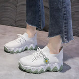 Flying Woven Mesh Small Daisy Sneakers Women - WOMONA.COM