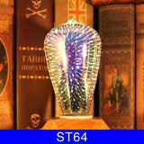 3D Fireworks Decorative Light Bulb Christmas Lights Christmas Home Decorations - WOMONA.COM