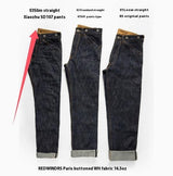 High Waist Raw Denim Selvedge Jeans