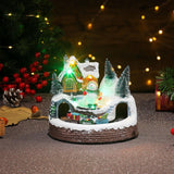 Christmas Rotating Resin Luminous Music Box Ornaments - WOMONA.COM