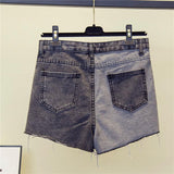 Plus Size Women's Denim Shorts For Women - WOMONA.COM