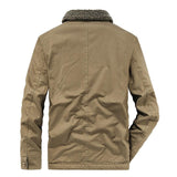 Fleece Lined Padded Warm Keeping Cotton Jacket - WOMONA.COM