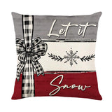 Christmas Pillow Cover Linen Christmas Tree