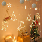Christmas LED Suction Cup Chandelier Santa - WOMONA.COM