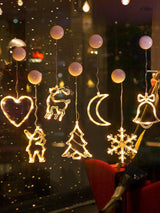 Christmas Room Decorations Sucker Lights Lighting - WOMONA.COM