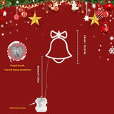 Christmas Bell Hanging Lamp Atmosphere Christmas Tree Decoration - WOMONA.COM