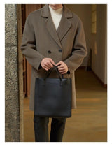Double-sided Woolen Coat Men's - WOMONA.COM