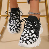 Casual Light Lace-up Sneakers For Women - WOMONA.COM