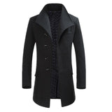 Men's woolen overcoat - WOMONA.COM