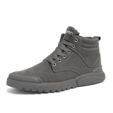 Ankle Boots Men Winter Warm Plush Shoes - WOMONA.COM