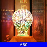 3D Fireworks Decorative Light Bulb Christmas Lights Christmas Home Decorations - WOMONA.COM