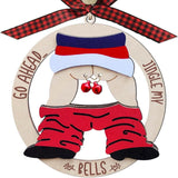 Christmas Gift Pendant Bell Wooden Hanging Decoration Pendant - WOMONA.COM