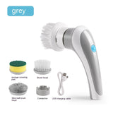 Electric Cleaning Brush 4 In 1 Spinning Scrubber Handheld Electric Cordless