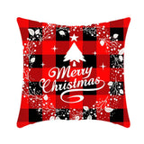 Merry Christmas Cushion Cover 45cm Elk Santa Claus