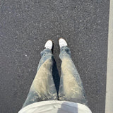 American Retro Washed Bootcut Trousers