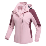 Three-in-one Waterproof Fleece-lined Thick Jacket - WOMONA.COM
