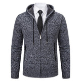 Men's Solid Color Cardigan Sweater - WOMONA.COM