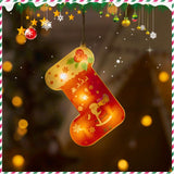 Holiday Decoration Arrangement Hanging Lights Christmas Tree - WOMONA.COM