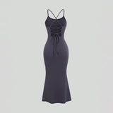 Women's Fashion Unique Cross Backless Dress - WOMONA.COM