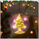 Holiday Decoration Arrangement Hanging Lights Christmas Tree - WOMONA.COM