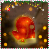 Holiday Decoration Arrangement Hanging Lights Christmas Tree - WOMONA.COM