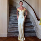 Elegant Sexy Backless Tube Top Off-shoulder Dress