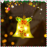 Holiday Decoration Arrangement Hanging Lights Christmas Tree - WOMONA.COM