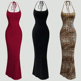 Slim Fit Exposed Back New Dress