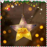 Holiday Decoration Arrangement Hanging Lights Christmas Tree - WOMONA.COM