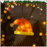 Holiday Decoration Arrangement Hanging Lights Christmas Tree - WOMONA.COM