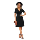 Fashion French Hepburn Style Dress Women - WOMONA.COM