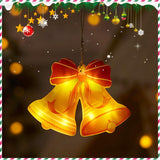 Holiday Decoration Arrangement Hanging Lights Christmas Tree - WOMONA.COM