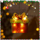 Holiday Decoration Arrangement Hanging Lights Christmas Tree - WOMONA.COM
