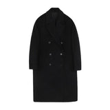 Men's Double-sided Fleece Coat Mid-length - WOMONA.COM