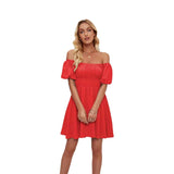 Women's Elegant Slim Waist Dress - WOMONA.COM