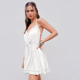 Women's Fashion Casual Vacation One-piece Shorts - WOMONA.COM