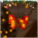 Holiday Decoration Arrangement Hanging Lights Christmas Tree - WOMONA.COM