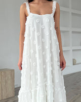 Three-dimensional Flower Swing Cake Dress - WOMONA.COM