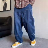 American Casual Pu Shuai Retro Workwear Jeans