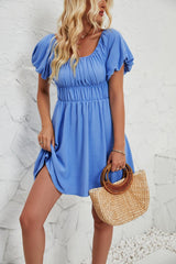 Women's Elegant Slim Waist Dress - WOMONA.COM