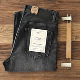 Denim Cotton Men's Heavy Black Denim Jeans
